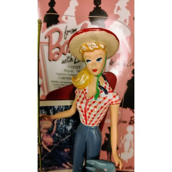 From Barbie with Love By Enesco Picnic 1994 Figurine - Picture 4 of 8